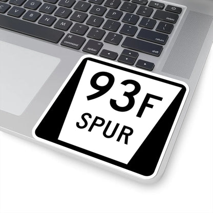N SPUR 93F (Nebraska) (Road Sign) STICKER Vinyl Kiss-Cut Decal - The Sticker Space