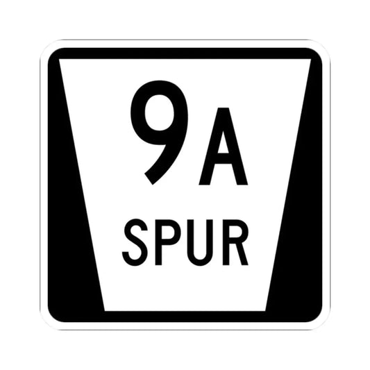 N SPUR 9A (Nebraska) (Road Sign) STICKER Vinyl Kiss-Cut Decal 2 Inch White - The Sticker Space