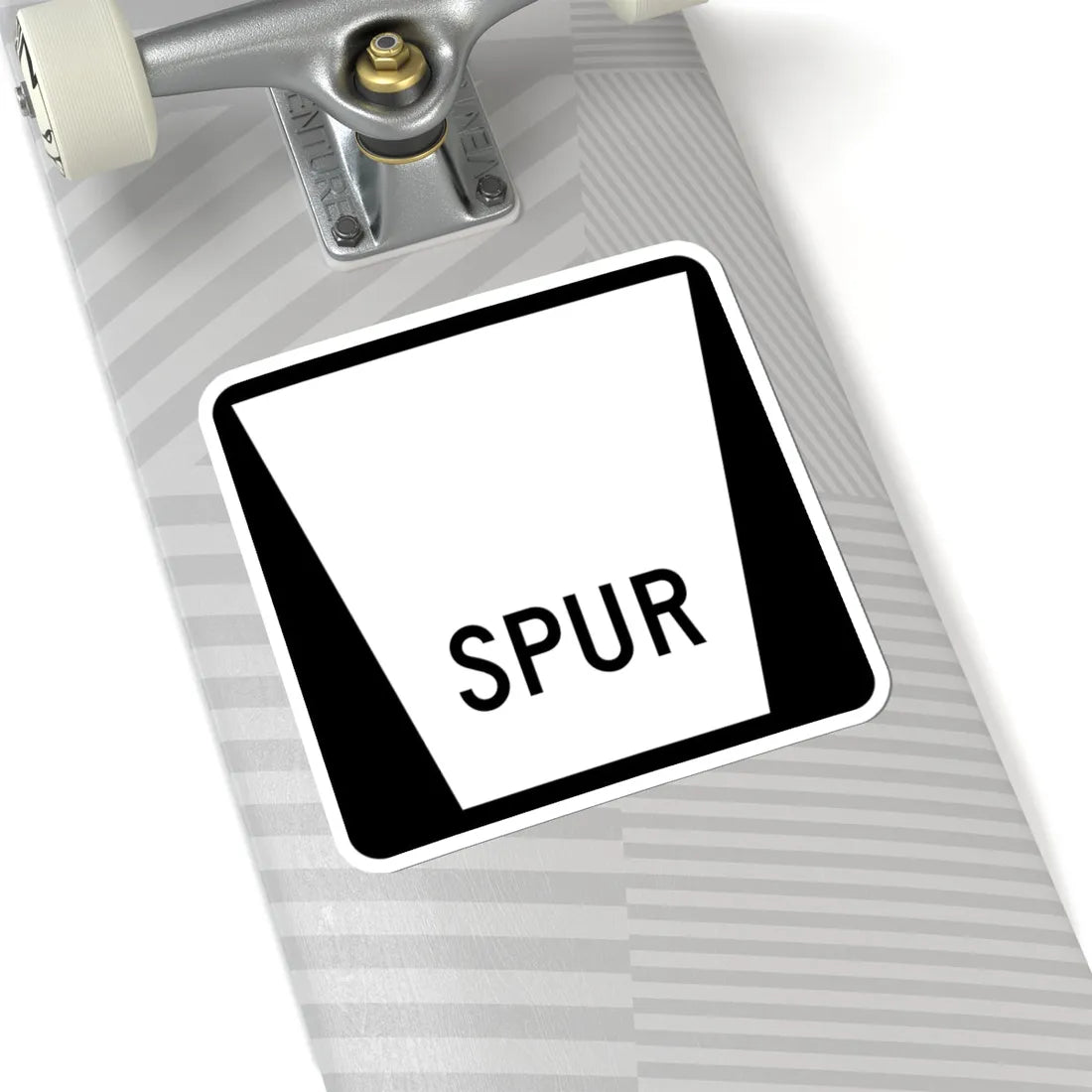 N SPUR Blank (Nebraska) (Road Sign) STICKER Vinyl Kiss-Cut Decal - The Sticker Space