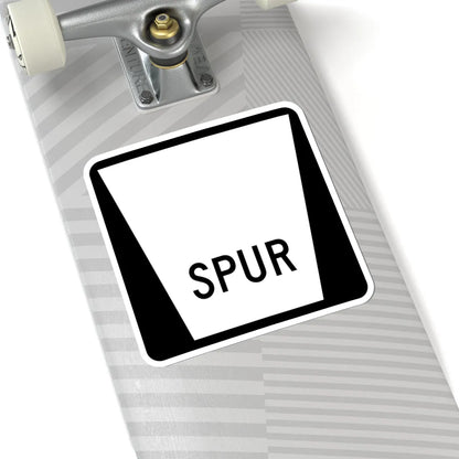 N SPUR Blank (Nebraska) (Road Sign) STICKER Vinyl Kiss-Cut Decal - The Sticker Space