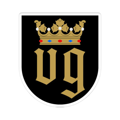 Naantali.vaakuna (Finland) (Coat of Arms) STICKER Vinyl Kiss-Cut Decal 4 Inch White - The Sticker Space