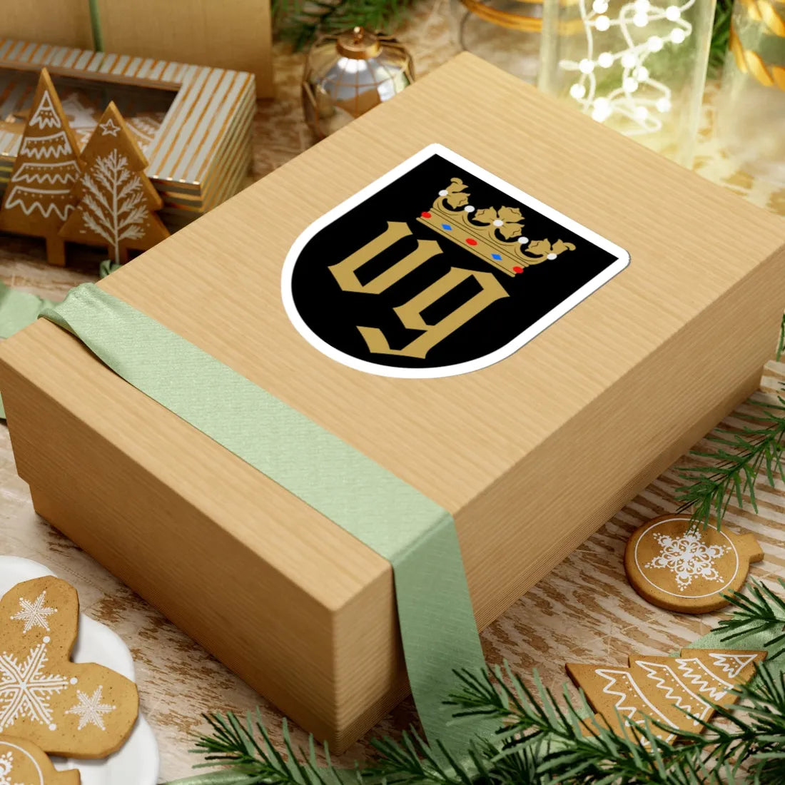 Naantali.vaakuna (Finland) (Coat of Arms) STICKER Vinyl Kiss-Cut Decal - The Sticker Space