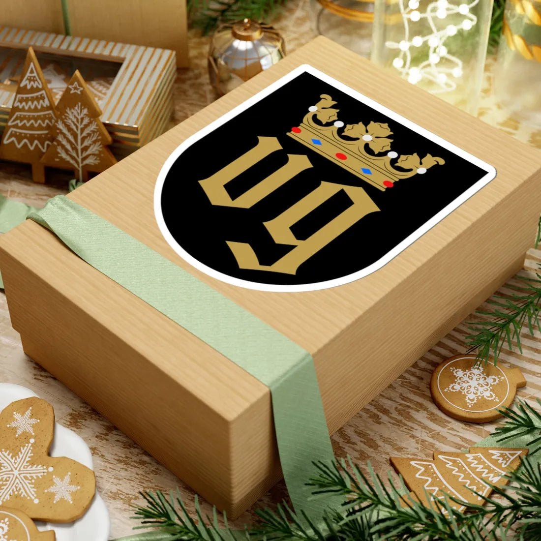 Naantali.vaakuna (Finland) (Coat of Arms) STICKER Vinyl Kiss-Cut Decal - The Sticker Space