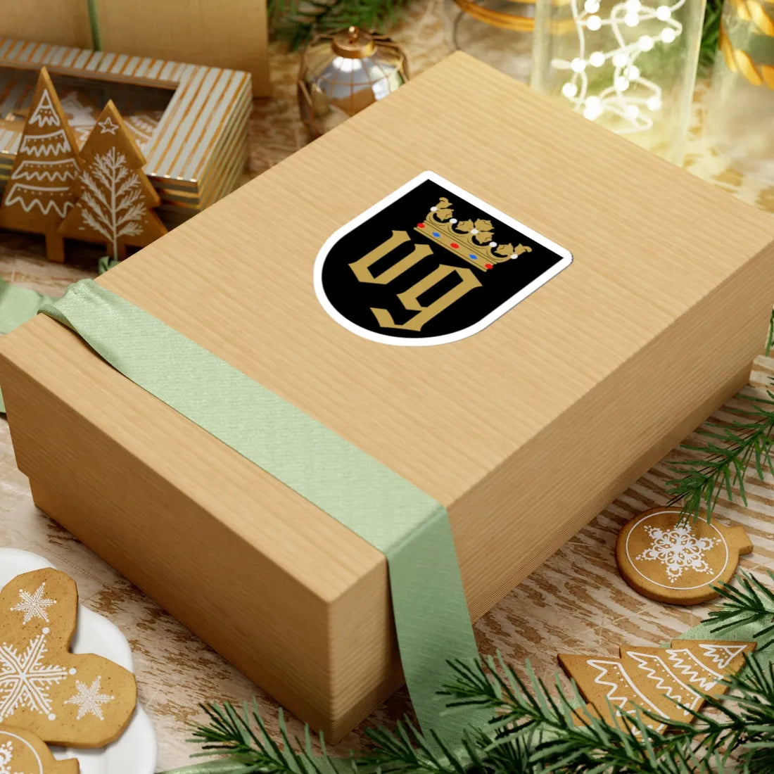 Naantali.vaakuna (Finland) (Coat of Arms) STICKER Vinyl Kiss-Cut Decal - The Sticker Space