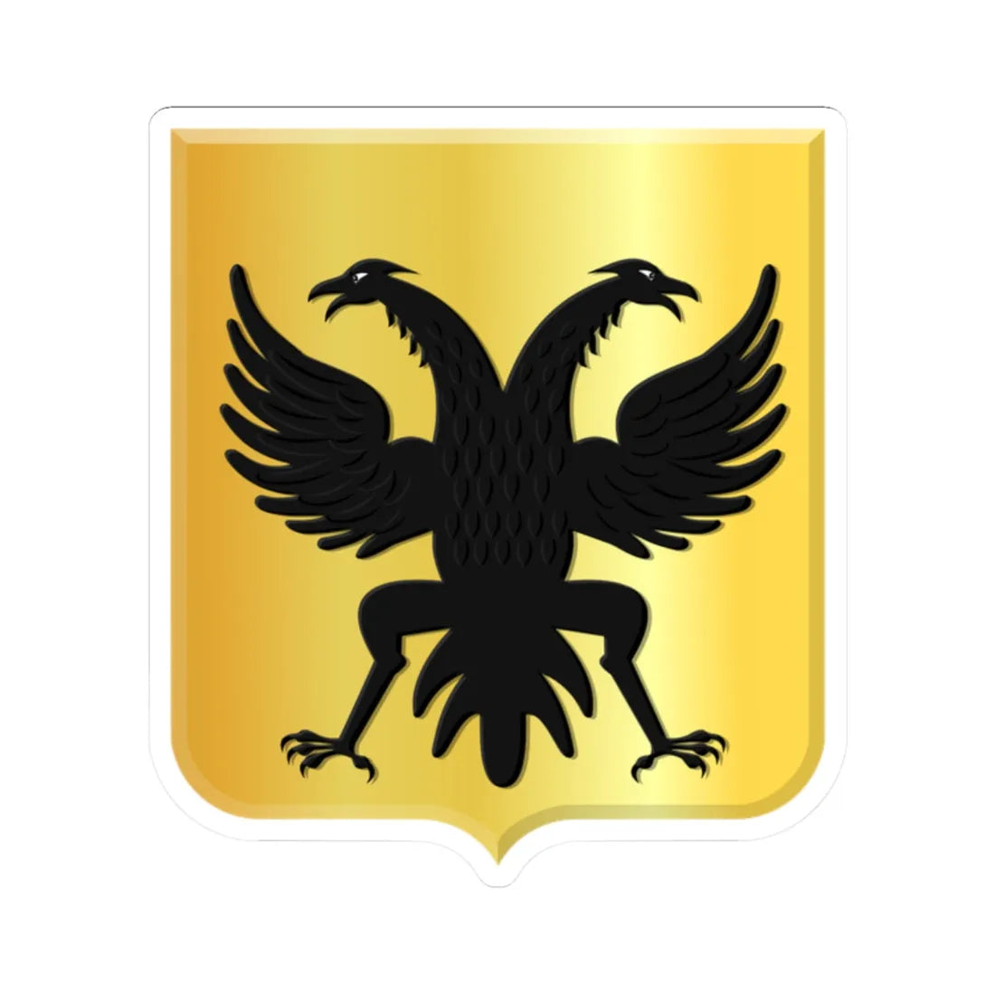 Naarden wapen HRvA (Netherlands) (Coat of Arms) STICKER Vinyl Kiss-Cut Decal 2 Inch White - The Sticker Space