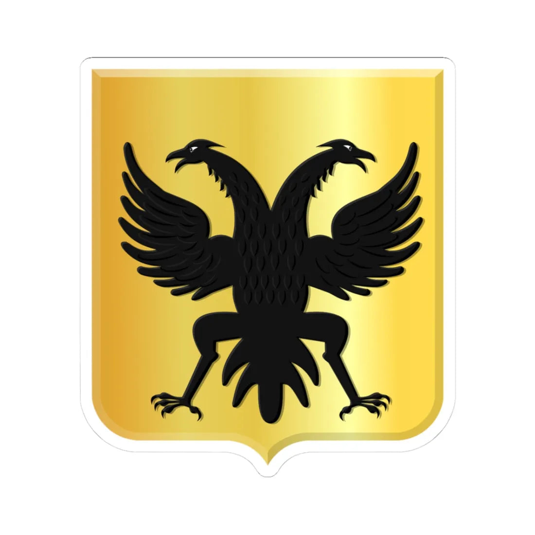 Naarden wapen HRvA (Netherlands) (Coat of Arms) STICKER Vinyl Kiss-Cut Decal 3 Inch White - The Sticker Space