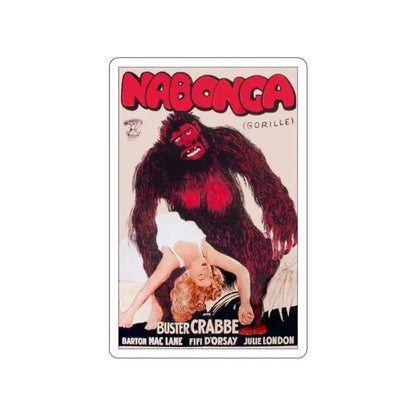 NABONGA 1943 Movie Poster STICKER Vinyl Die-Cut Decal 4 Inch - The Sticker Space