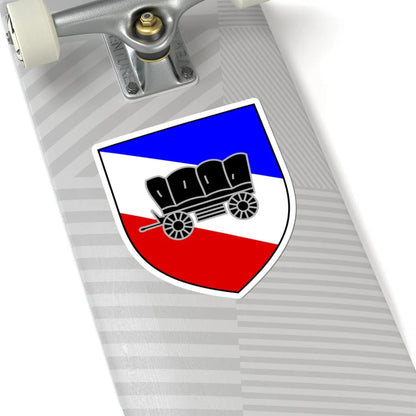 Nachschubbataillon 611 wappen (Germany) (Coat of Arms) STICKER Vinyl Kiss-Cut Decal - The Sticker Space