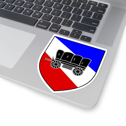 Nachschubbataillon 611 wappen (Germany) (Coat of Arms) STICKER Vinyl Kiss-Cut Decal - The Sticker Space