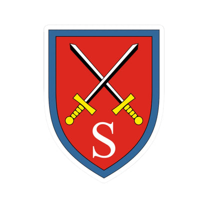 Nachschubschule des Heeres Bundeswehr (Germany) (Coat of Arms) STICKER Vinyl Kiss-Cut Decal 2 Inch White - The Sticker Space