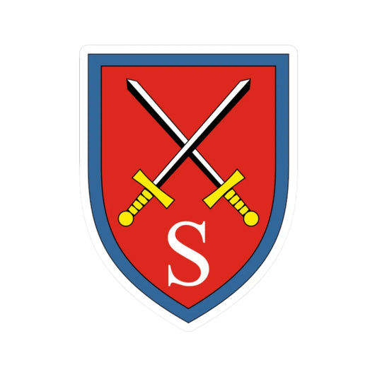 Nachschubschule des Heeres Bundeswehr (Germany) (Coat of Arms) STICKER Vinyl Kiss-Cut Decal 2 Inch White - The Sticker Space