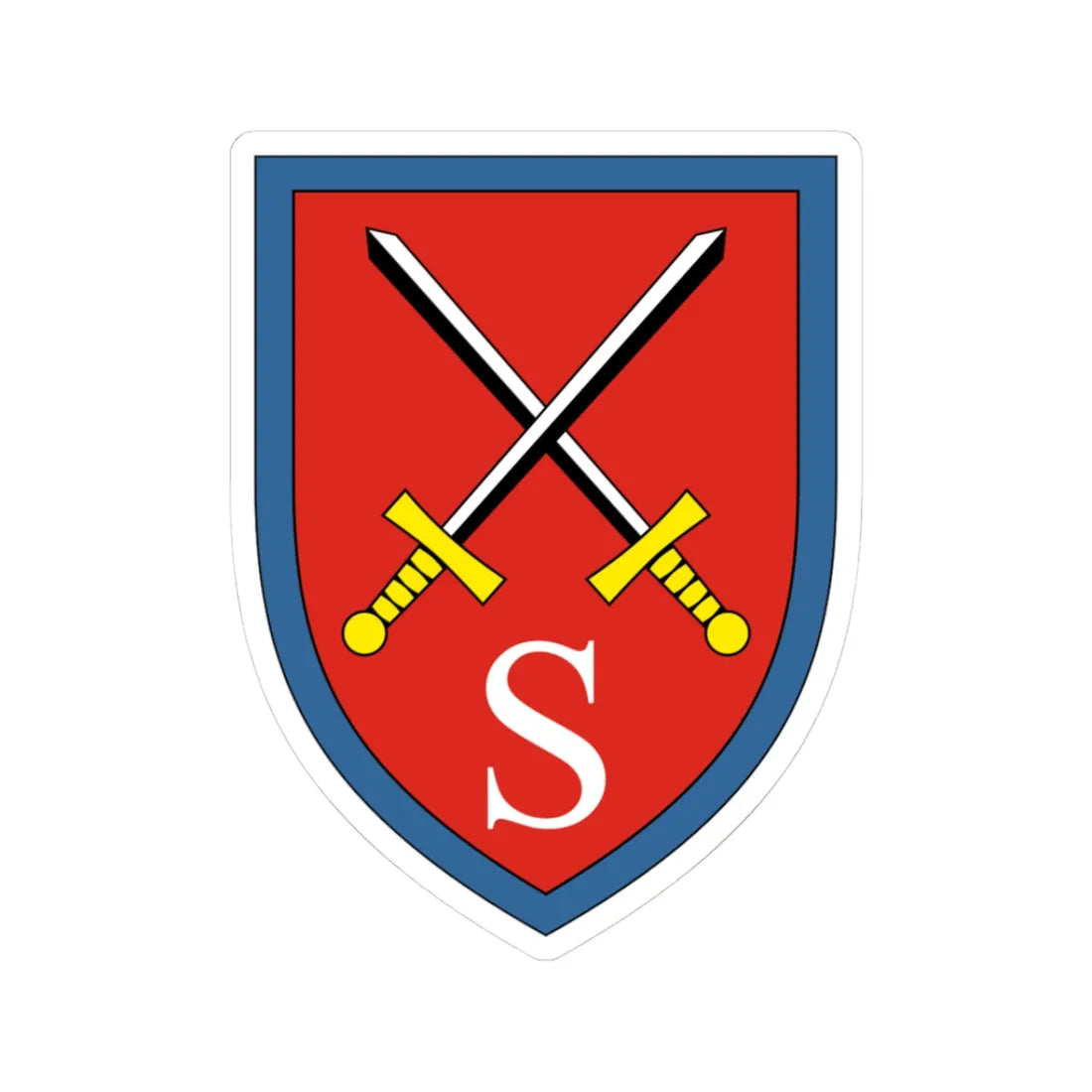 Nachschubschule des Heeres Bundeswehr (Germany) (Coat of Arms) STICKER Vinyl Kiss-Cut Decal 3 Inch White - The Sticker Space