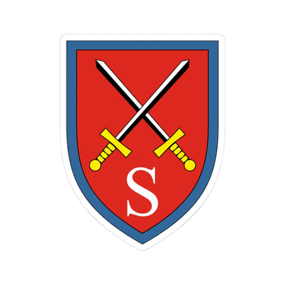 Nachschubschule des Heeres Bundeswehr (Germany) (Coat of Arms) STICKER Vinyl Kiss-Cut Decal 3 Inch White - The Sticker Space