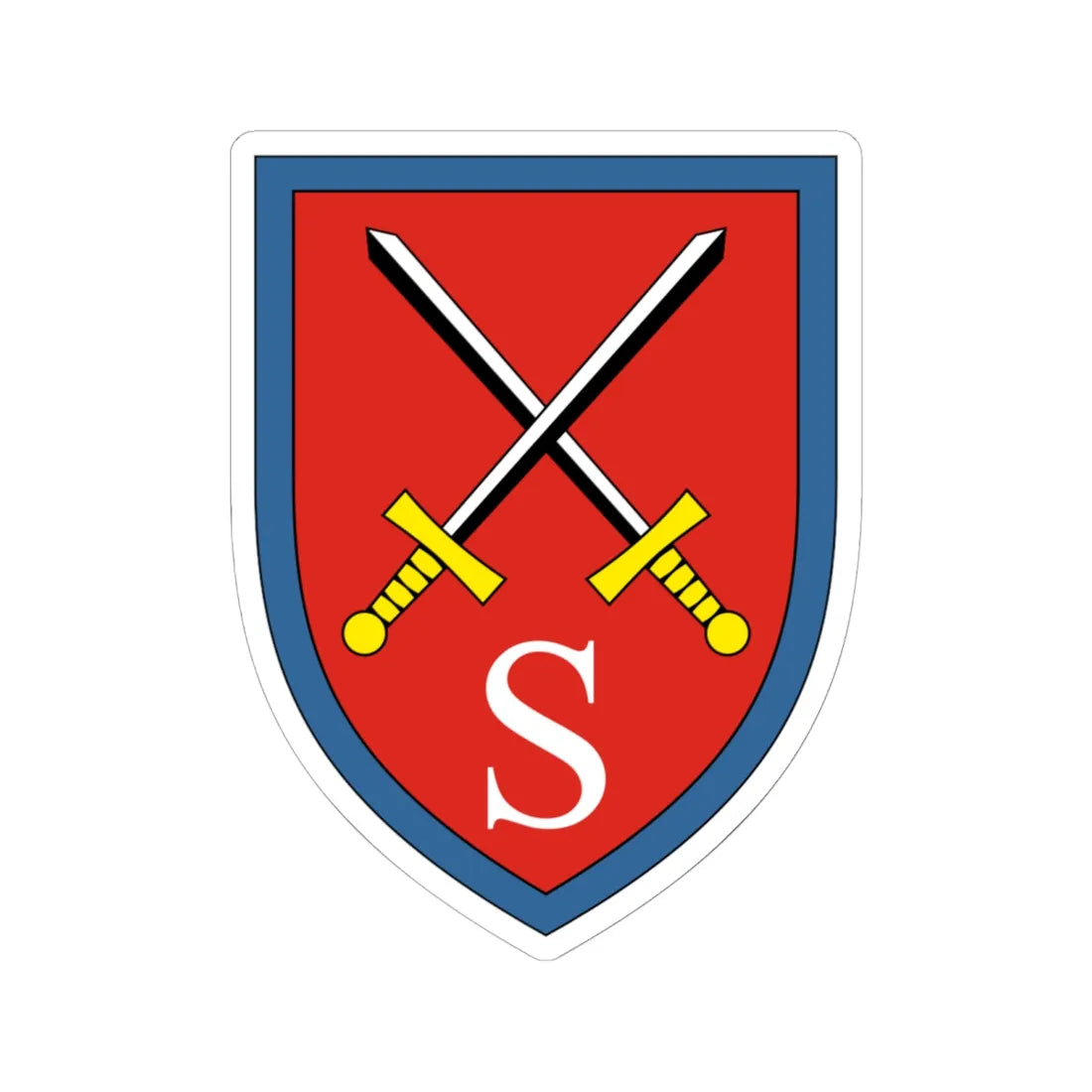 Nachschubschule des Heeres Bundeswehr (Germany) (Coat of Arms) STICKER Vinyl Kiss-Cut Decal 6 Inch White - The Sticker Space