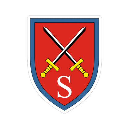 Nachschubschule des Heeres Bundeswehr (Germany) (Coat of Arms) STICKER Vinyl Kiss-Cut Decal 6 Inch White - The Sticker Space