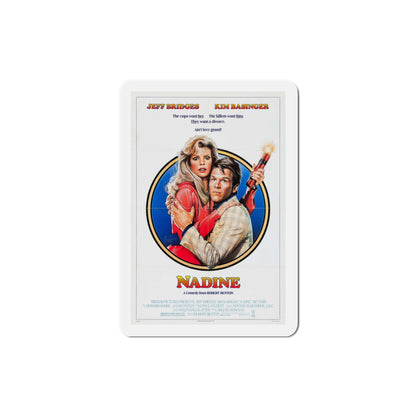 Nadine 1987 Movie Poster Die-Cut Magnet-3" x 3"-The Sticker Space