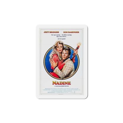 Nadine 1987 Movie Poster Die-Cut Magnet-4" x 4"-The Sticker Space