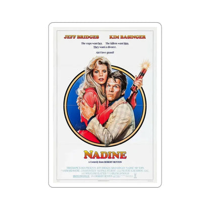 Nadine 1987 Movie Poster STICKER Vinyl Die-Cut Decal 6 Inch - The Sticker Space