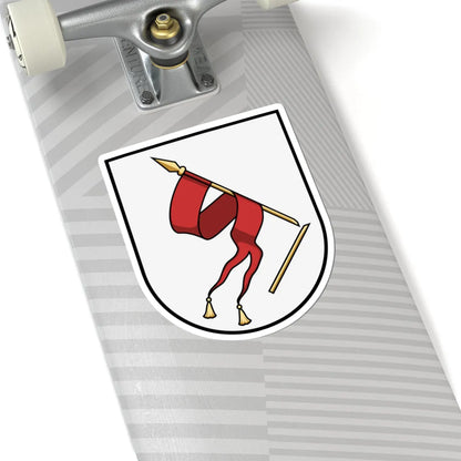 Nadvirna coat of arms escutcheon (Ukraine) (Coat of Arms) STICKER Vinyl Kiss-Cut Decal - The Sticker Space