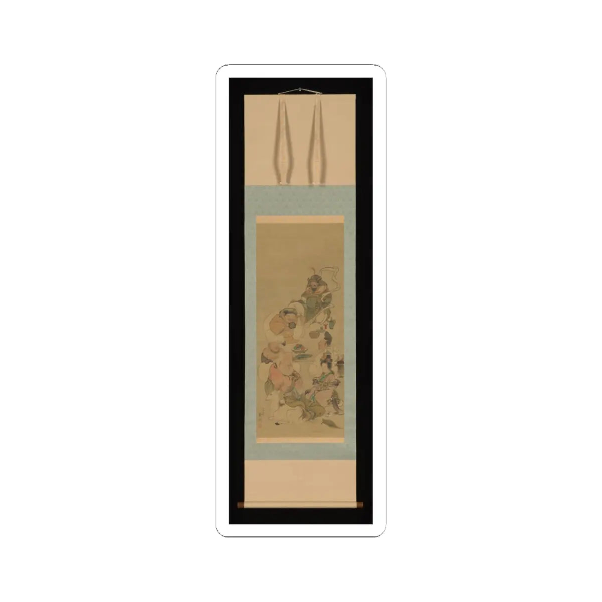 Nagasawa Roshū - Seven Gods of Good Fortune - 1837 v2 - STICKER Vinyl Kiss-Cut Decal