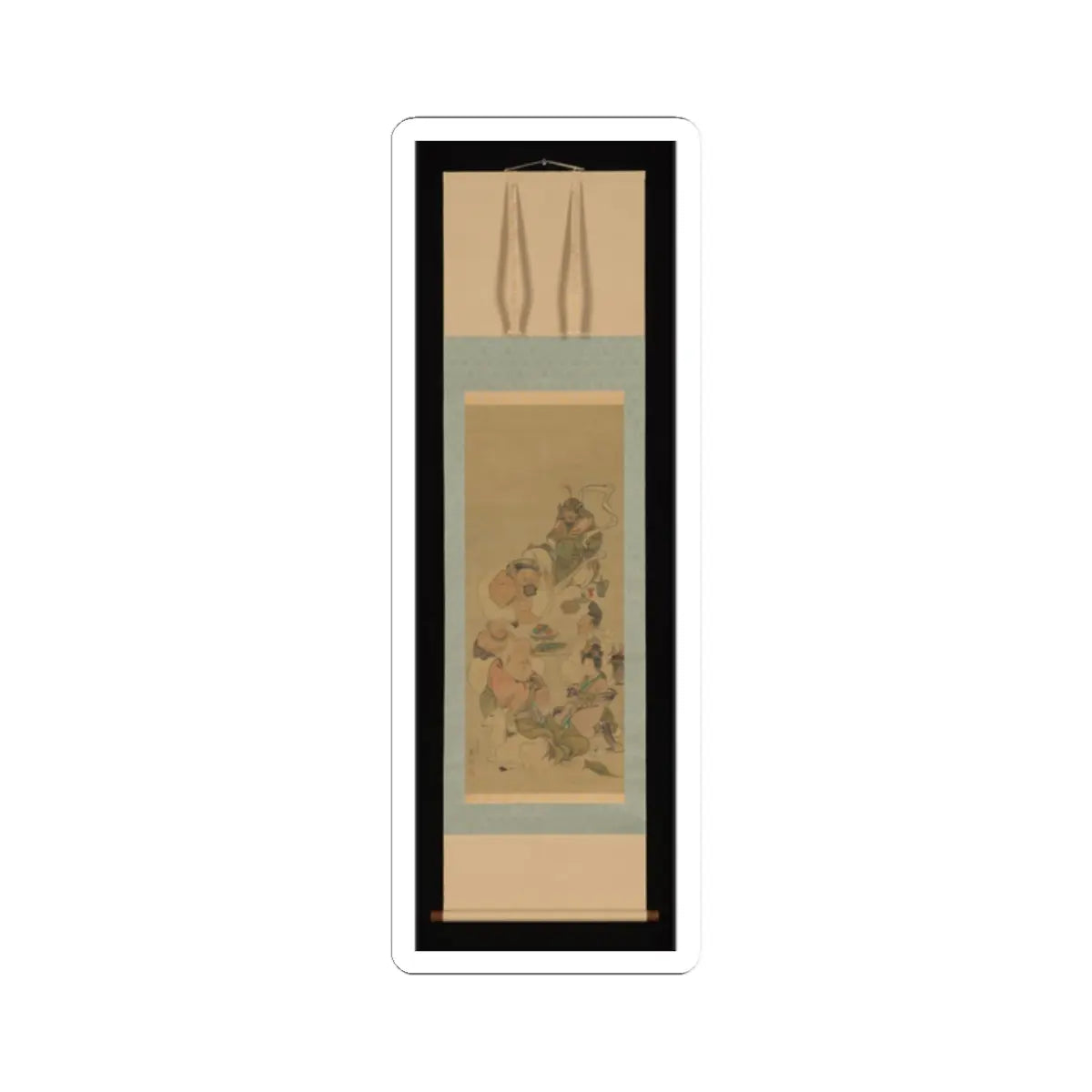 Nagasawa Roshū - Seven Gods of Good Fortune - 1837 v2 - STICKER Vinyl Kiss-Cut Decal