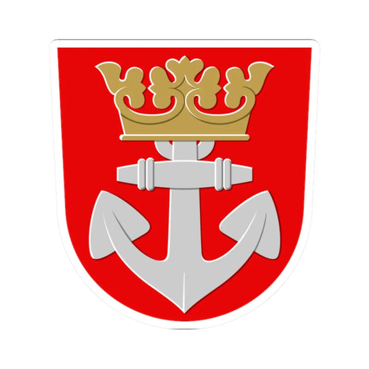 Nagu.vapen.Nauvo.vaakuna (Finland) (Coat of Arms) STICKER Vinyl Kiss-Cut Decal 2 Inch White - The Sticker Space