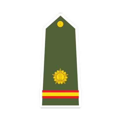 Naib Subedar   Naib Risaldar of the Indian Army (India) (Military Rank) STICKER Vinyl Kiss-Cut Decal 2 Inch White - The Sticker Space