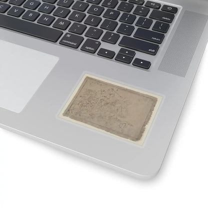 Nainsukh - Durga, Kali, and the Matrikas Battle the Demon Raktabija- Scene from the Devi Mahatmya - ca. 1780 v1 - STICKER Vinyl Kiss-Cut Decal
