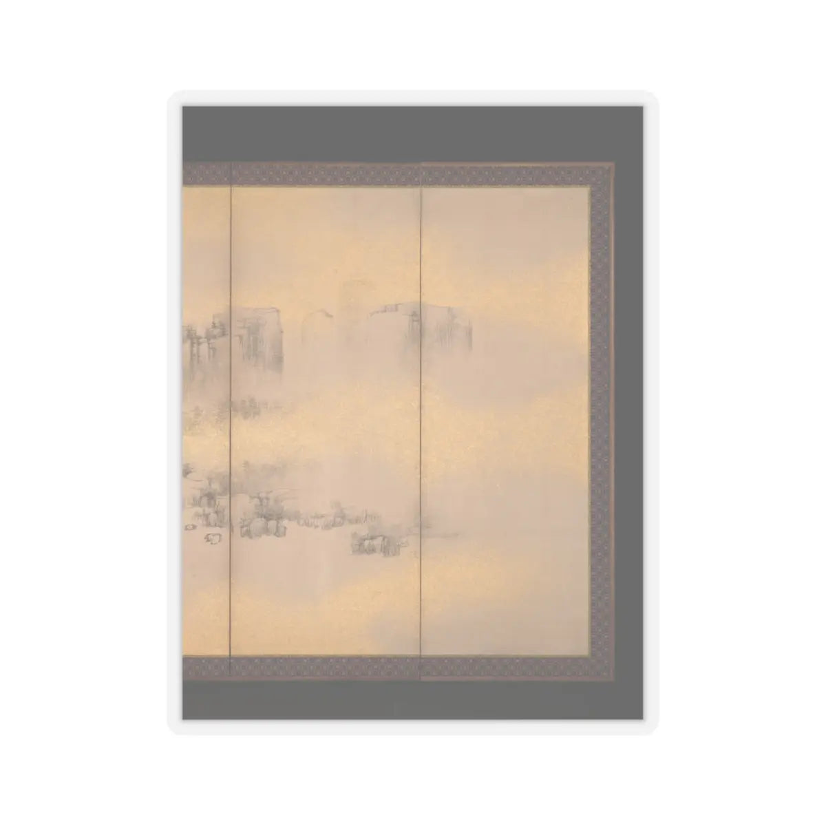 Nakabayashi Chikkei - Summer and Autumn Landscapes - mid-19th century v3 - STICKER Vinyl Kiss-Cut Decal
