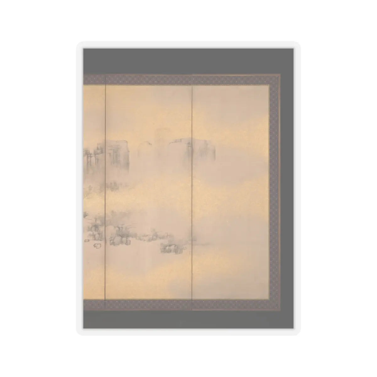 Nakabayashi Chikkei - Summer and Autumn Landscapes - mid-19th century v3 - STICKER Vinyl Kiss-Cut Decal