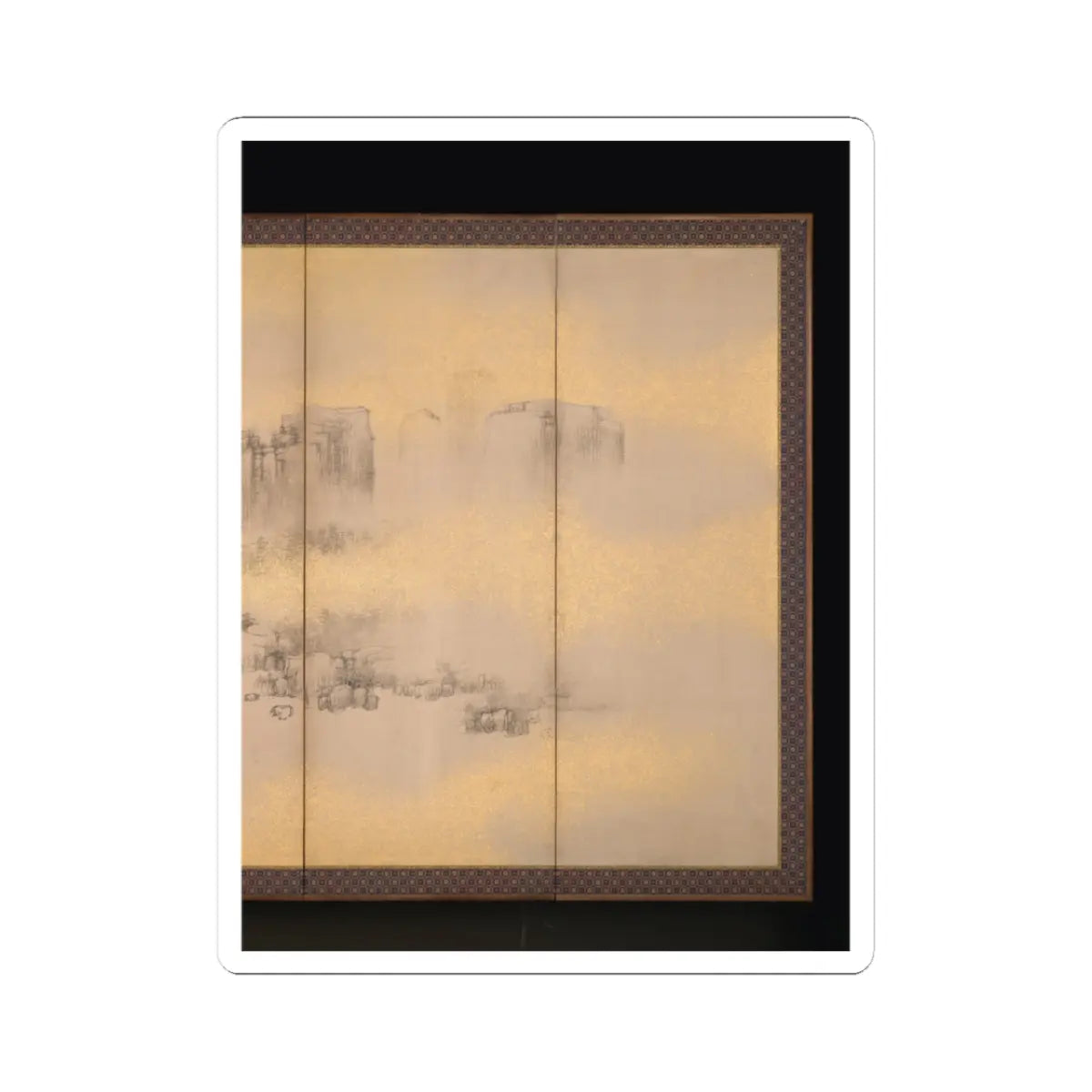 Nakabayashi Chikkei - Summer and Autumn Landscapes - mid-19th century v3 - STICKER Vinyl Kiss-Cut Decal