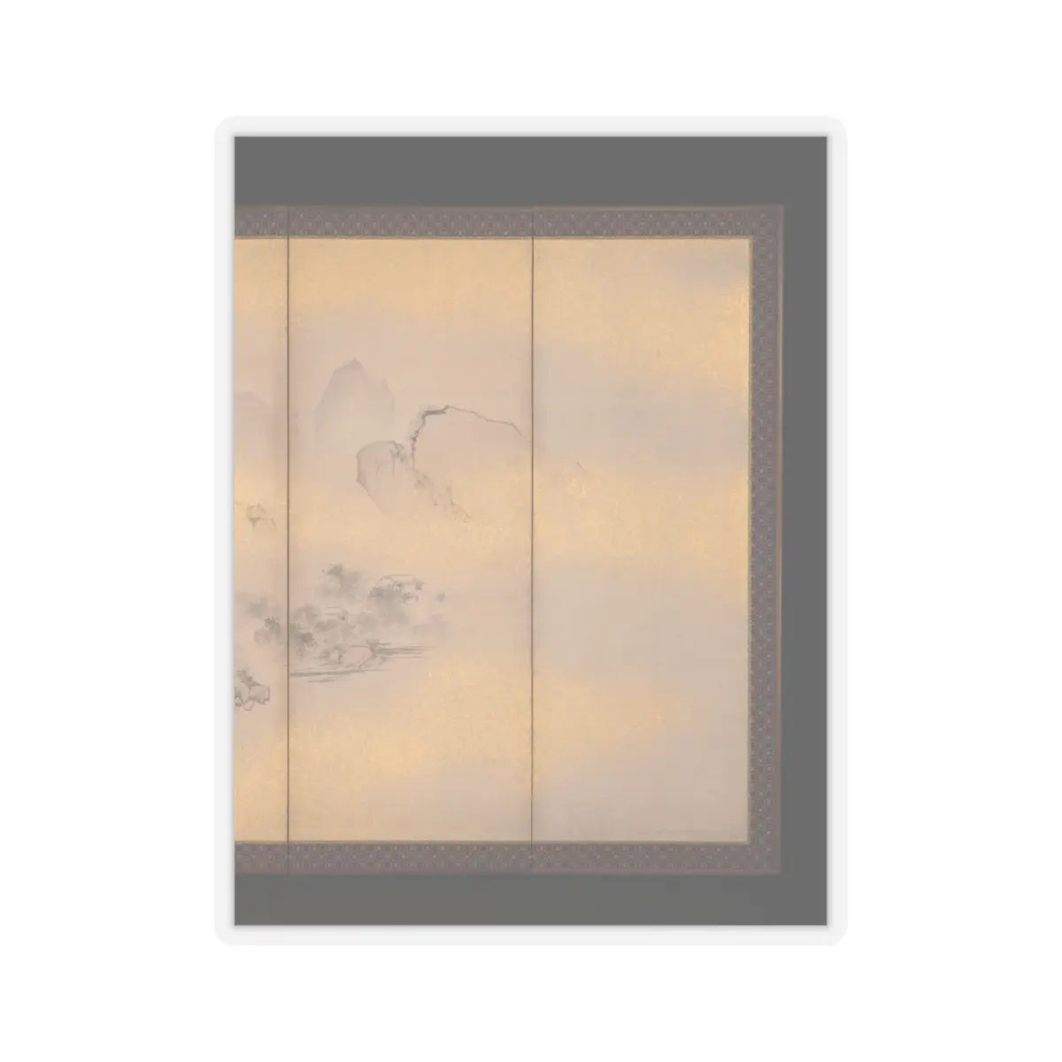 Nakabayashi Chikkei - Summer and Autumn Landscapes - mid-19th century v6 - STICKER Vinyl Kiss-Cut Decal