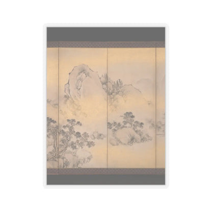 Nakabayashi Chikkei - Summer and Autumn Landscapes - mid-19th century v7 - STICKER Vinyl Kiss-Cut Decal