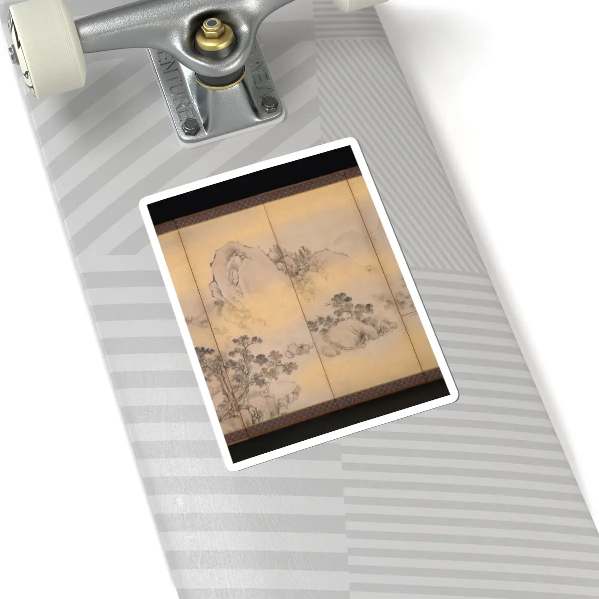 Nakabayashi Chikkei - Summer and Autumn Landscapes - mid-19th century v7 - STICKER Vinyl Kiss-Cut Decal