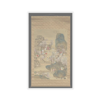 Nakabayashi Chikutō - Fragrant Garden under a Hazy Moon - 1843 v2 - STICKER Vinyl Kiss-Cut Decal
