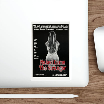 NAKED CAME THE STRANGER 1975 Movie Poster STICKER Vinyl Die-Cut Decal-The Sticker Space