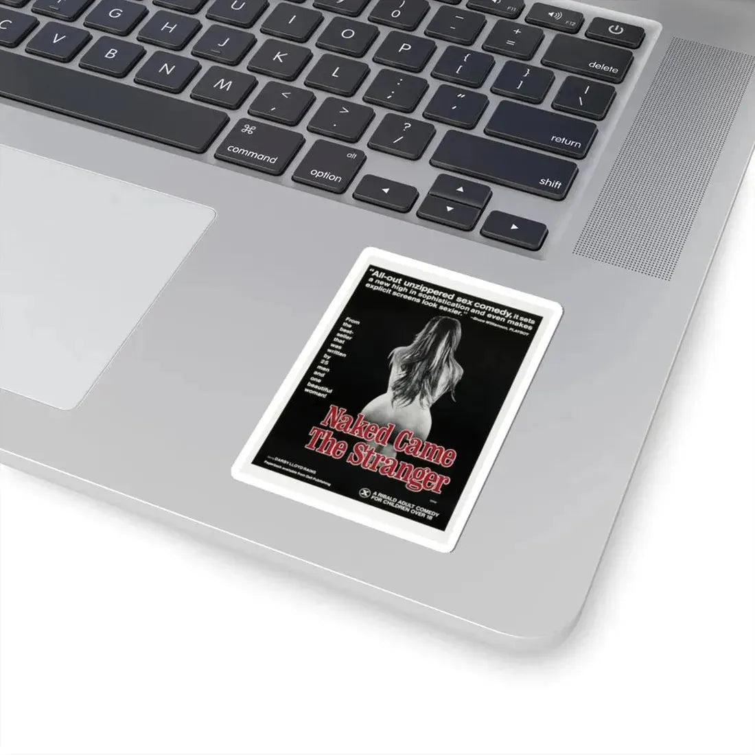 NAKED CAME THE STRANGER 1975 Movie Poster - STICKER Vinyl Kiss-Cut Decal - The Sticker Space