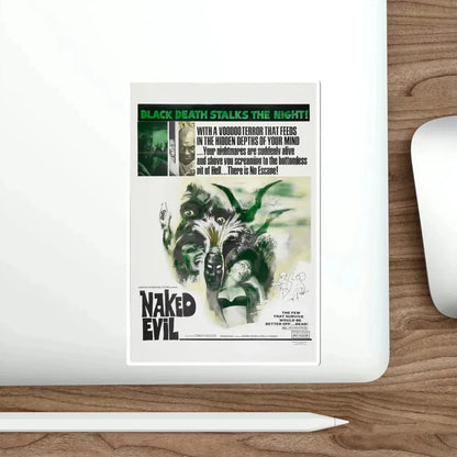 Naked Evil 1973 Movie Poster STICKER Vinyl Die-Cut Decal - The Sticker Space