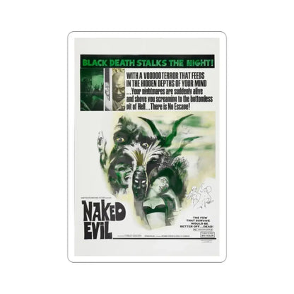 Naked Evil 1973 Movie Poster STICKER Vinyl Die-Cut Decal - The Sticker Space