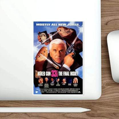Naked Gun 33 1 3 The Final Insult 1994 2 Movie Poster STICKER Vinyl Die-Cut Decal - The Sticker Space