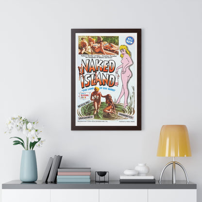 NAKED ISLAND 1960 - Framed Movie Poster-The Sticker Space