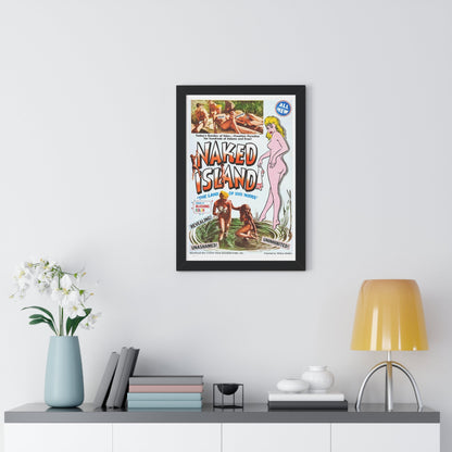 NAKED ISLAND 1960 - Framed Movie Poster-The Sticker Space