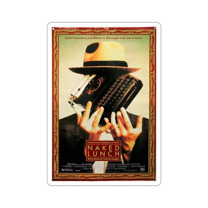 Naked Lunch 1991 Movie Poster STICKER Vinyl Die-Cut Decal - The Sticker Space