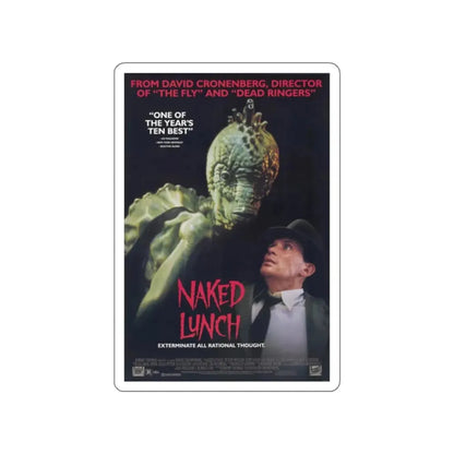 NAKED LUNCH (2) 1991 Movie Poster STICKER Vinyl Die-Cut Decal - The Sticker Space