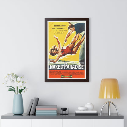 NAKED PARADISE 1957 - Framed Movie Poster-The Sticker Space