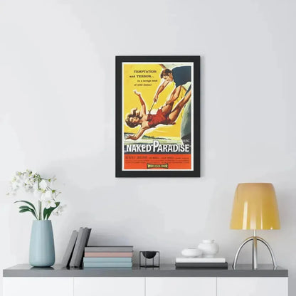 NAKED PARADISE 1957 - Framed Movie Poster - The Sticker Space