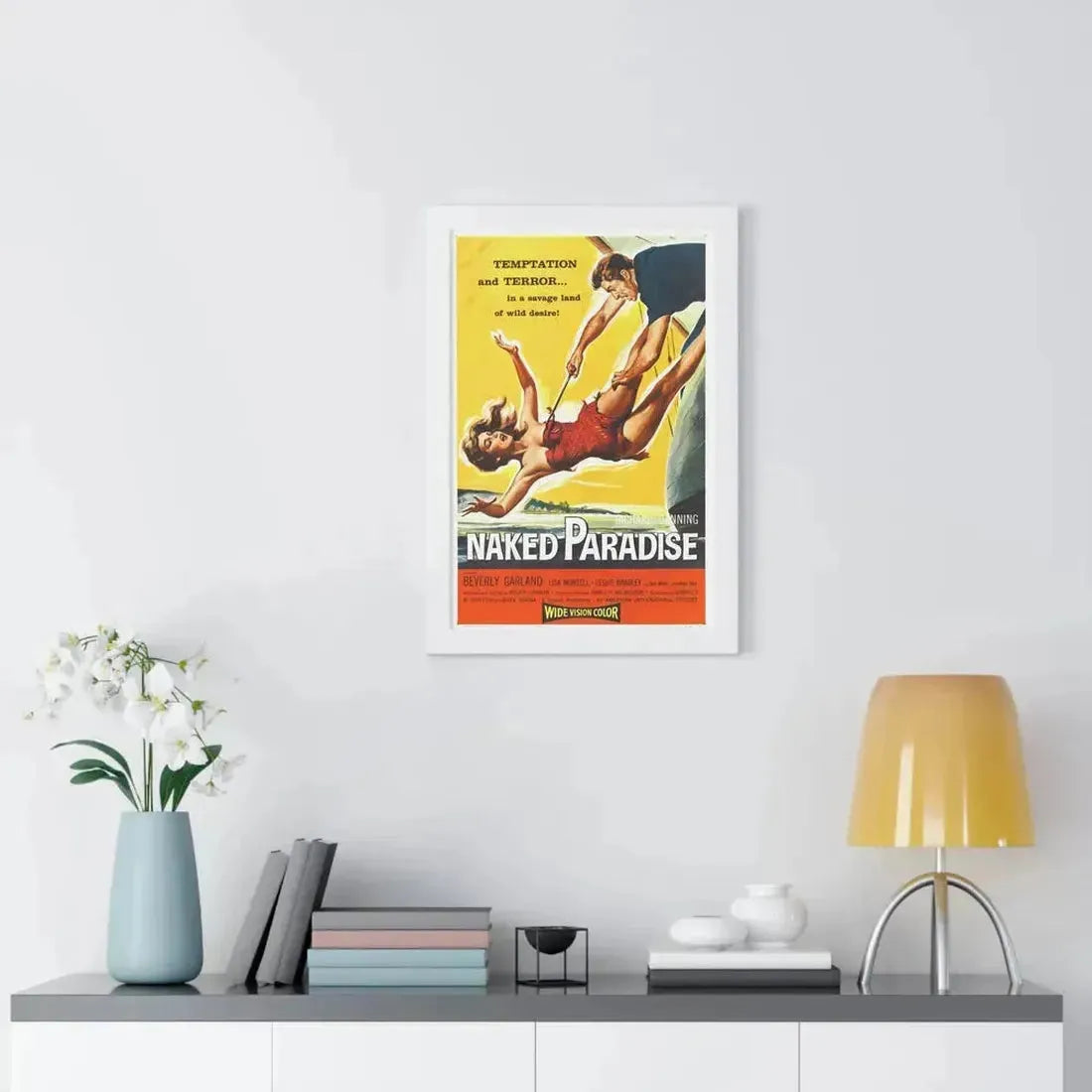 NAKED PARADISE 1957 - Framed Movie Poster - The Sticker Space