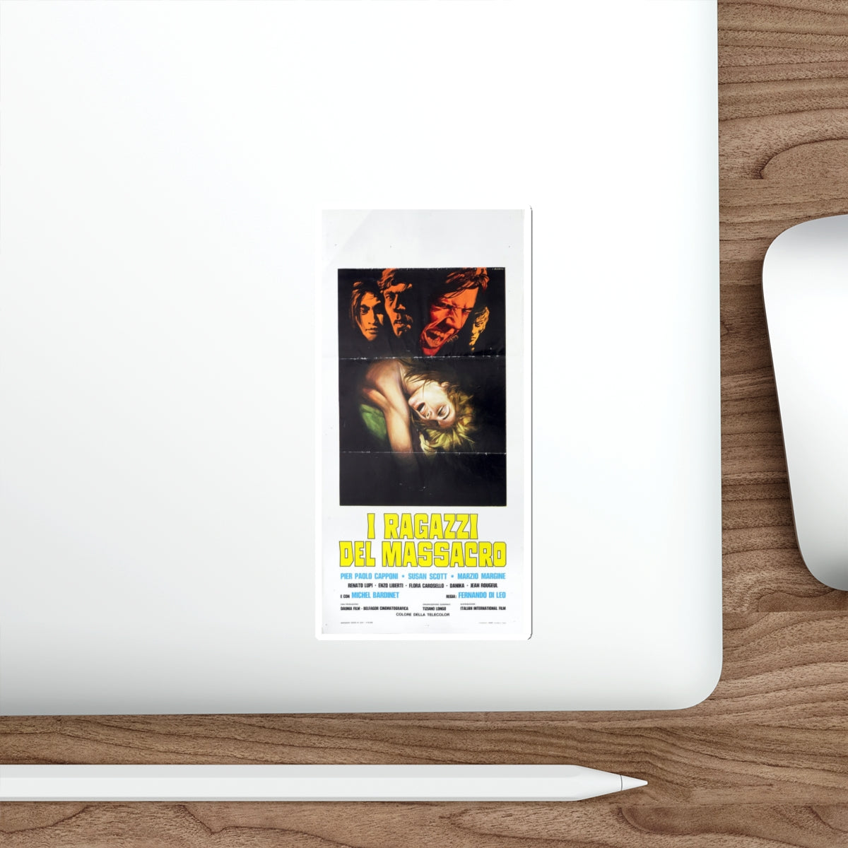 NAKED VIOLENCE 1969 Movie Poster STICKER Vinyl Die-Cut Decal-The Sticker Space