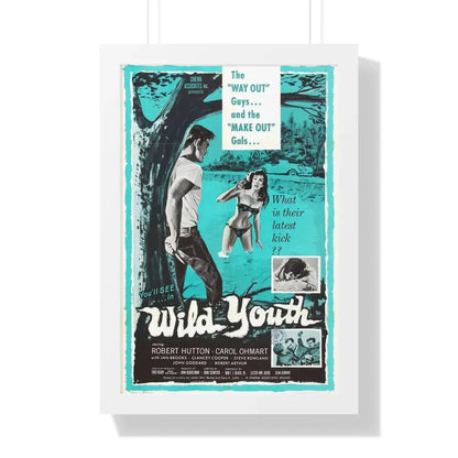 NAKED YOUTH 1961 - Framed Movie Poster - The Sticker Space