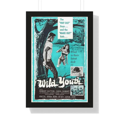 NAKED YOUTH 1961 - Framed Movie Poster - The Sticker Space